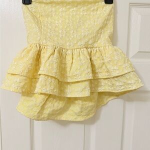 Yellow Floral Women's top